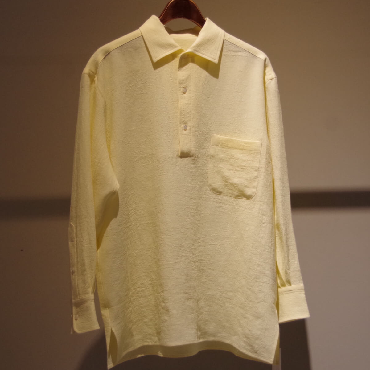 Water Twisted Linen Pullover SHIRT