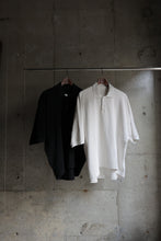 画像をギャラリービューアに読み込む, Draping Polo Shirt A / Black
