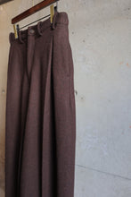 画像をギャラリービューアに読み込む, Draping crotch box pleats trousers
