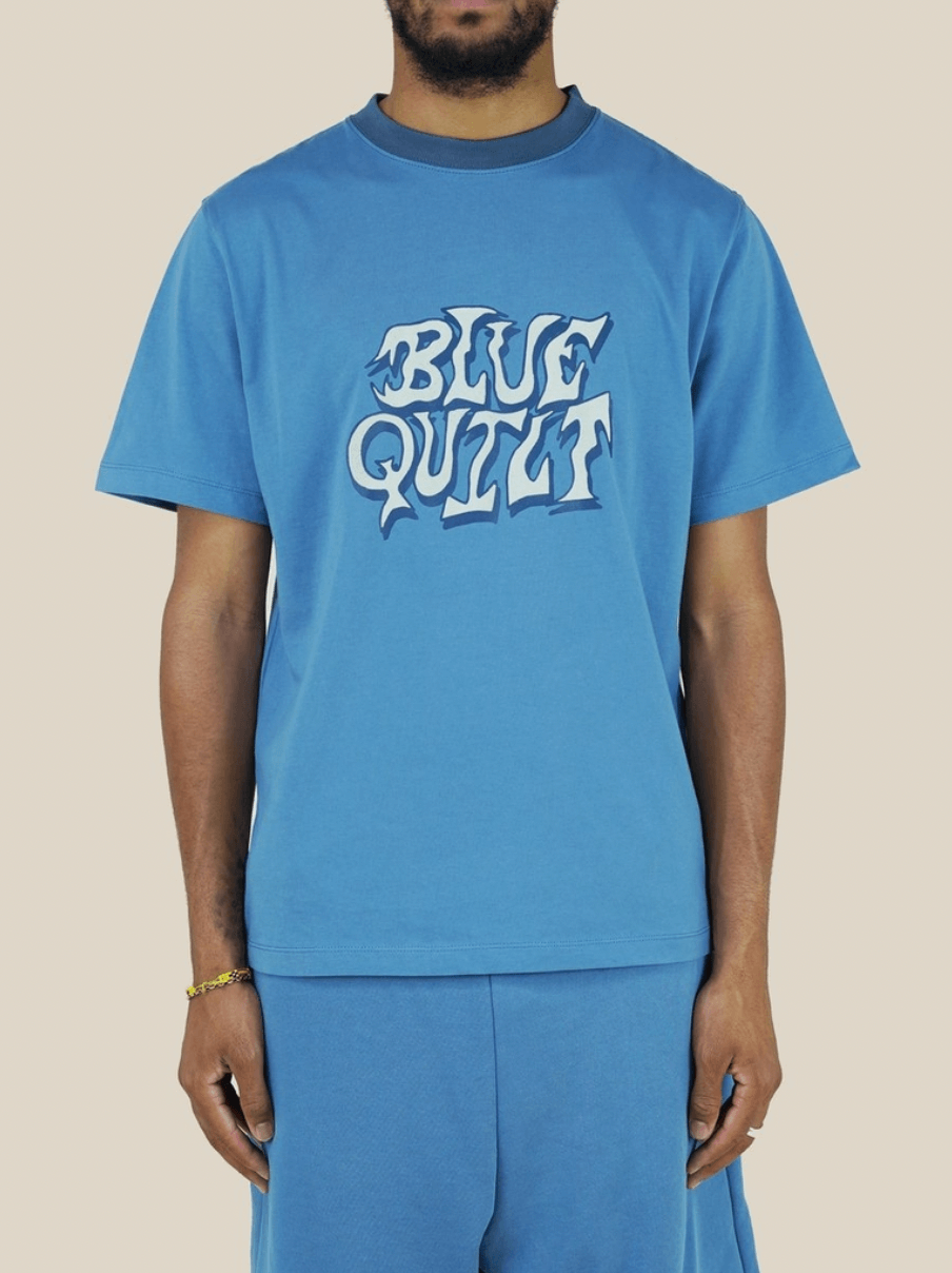 BLUE QUILT T-SHIRT