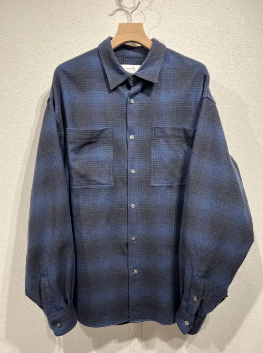 Flannel Regular Collar Shirt