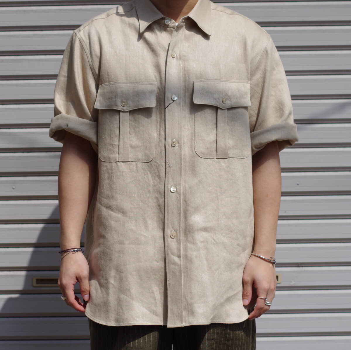 Linen chino / MP hs shirt